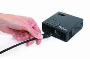 Optoma ML750ST Ultra-Compact 700 Lumen WXGA Short Throw LED Projector with MHL Enabled HDMI Port N14