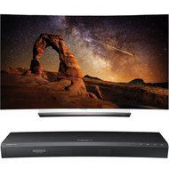 LG OLED55C6P 55-Inch C6 Curved OLED HDR 4K Smart TV with Samsung UBD-K8500 3D Wi-Fi 4K Ultra HD Blu-ray Disc Player