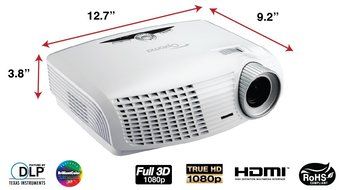 Optoma HD25-LV 1080p 3D DLP Home Theater Projector N7
