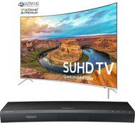 Samsung Curved 65-Inch Smart 4K SUHD HDR 1000 LED TV - KS8500 8-Series (UN65KS8500FXZA) with Samsung 3D Wi-Fi...