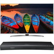 LG 65" Super HDR 4K Upscaler UHD Smart LED TV webOS 3.0 TruMotion 240Hz (65UH7700) with Samsung 3D Wi-Fi 4K Ultra...
