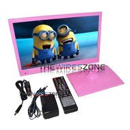Supersonic SC-1512PK Pink 15.6" LED Widescreen HDTV Television/Monitor with Build in DVD Player
