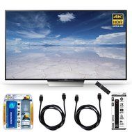 Sony XBR-75X850D 75-Inch Class 4K HDR Ultra HD TV Accessory Bundle includes Television, Screen Cleaning Kit, Power...