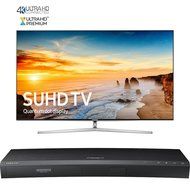 Samsung 65-Inch 4K SUHD Smart LED TV w/ Ultra-Slim Bezel - KS9000 9-Series (UN65KS9000FXZA) with Samsung 3D Wi-Fi...