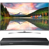 LG 65-Inch Super Ultra HD 4K Smart LED TV with webOS 3.0 (65UH8500) with Samsung 3D Wi-Fi 4K Ultra HD Blu-ray...