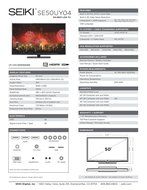 Seiki SE50UY04 50-Inch 4K Ultra HD 120Hz LED TV (Discontinued) N7