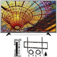 LG 65UH6030 - 65-Inch 4K UHD Smart LED TV w/ webOS 3.0 Flat Wall Mount Bundle includes TV, Flat Wall Mount Ultimate...