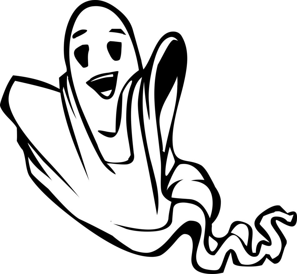 Black And White Ghost