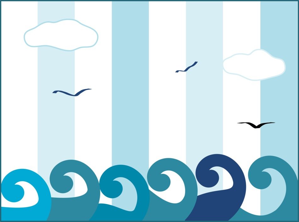 graphic image of ocean waves