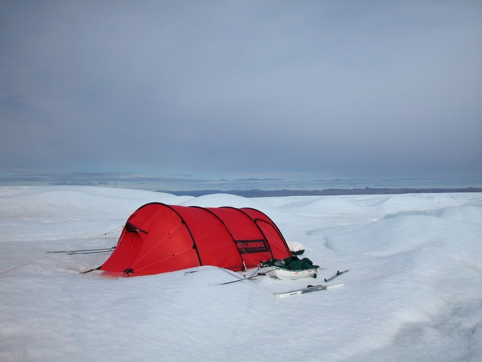 Camping in greenland