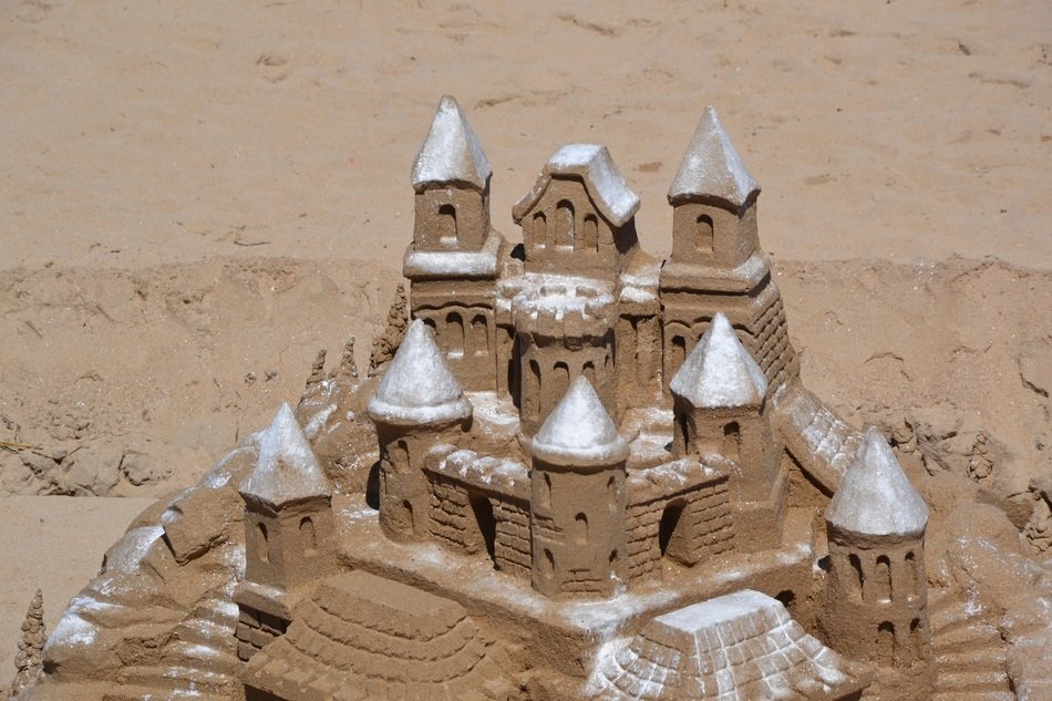 skillful sand beach