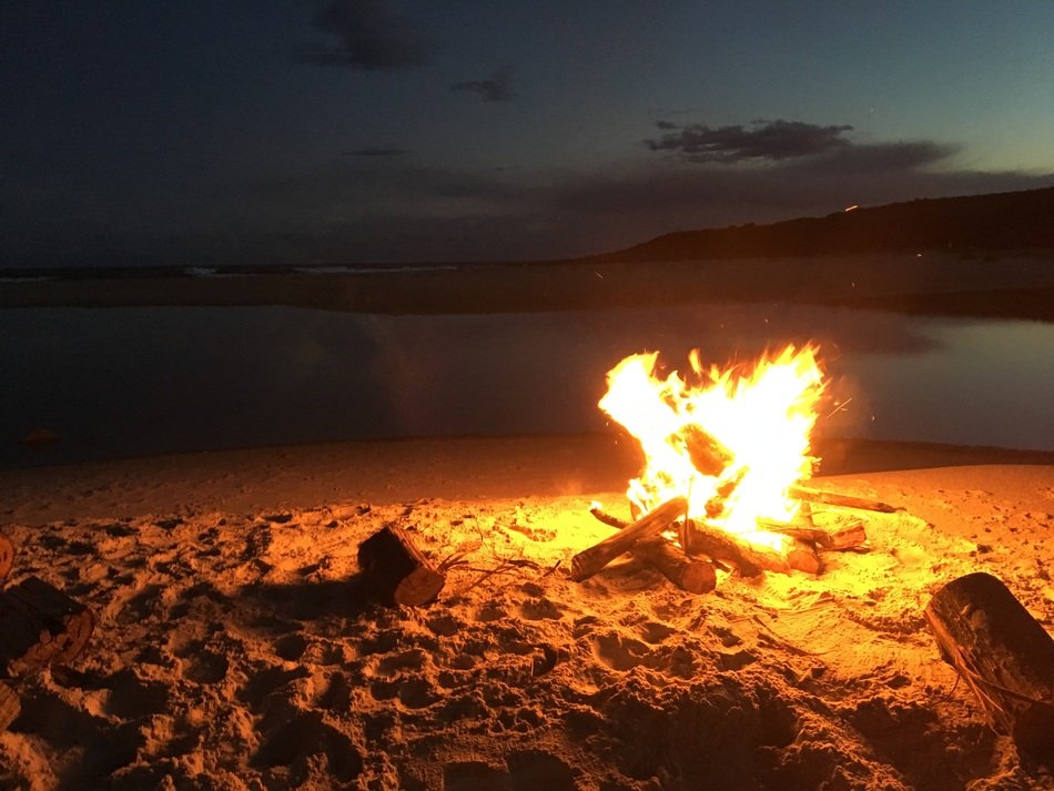 Fire on Beach