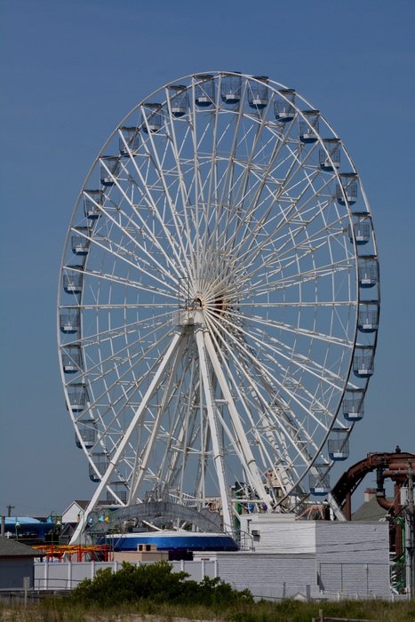 Ferris Wheel in the amusement park