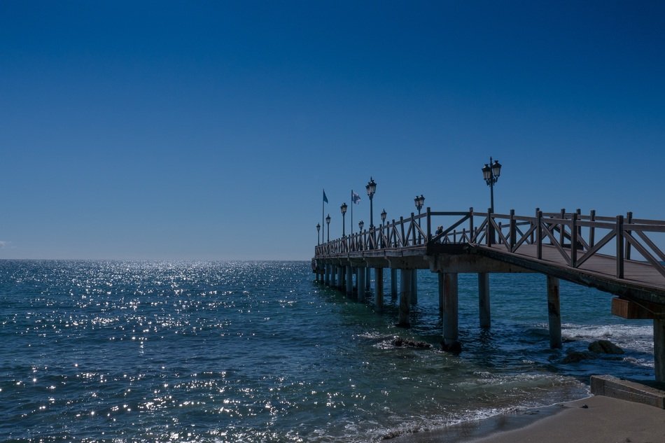 marina on a sunny day in spain
