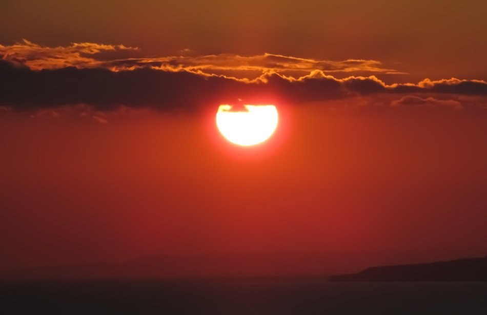 Ayia Napa red Sunset