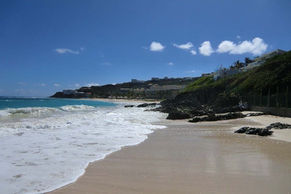 sunny caribbean beach