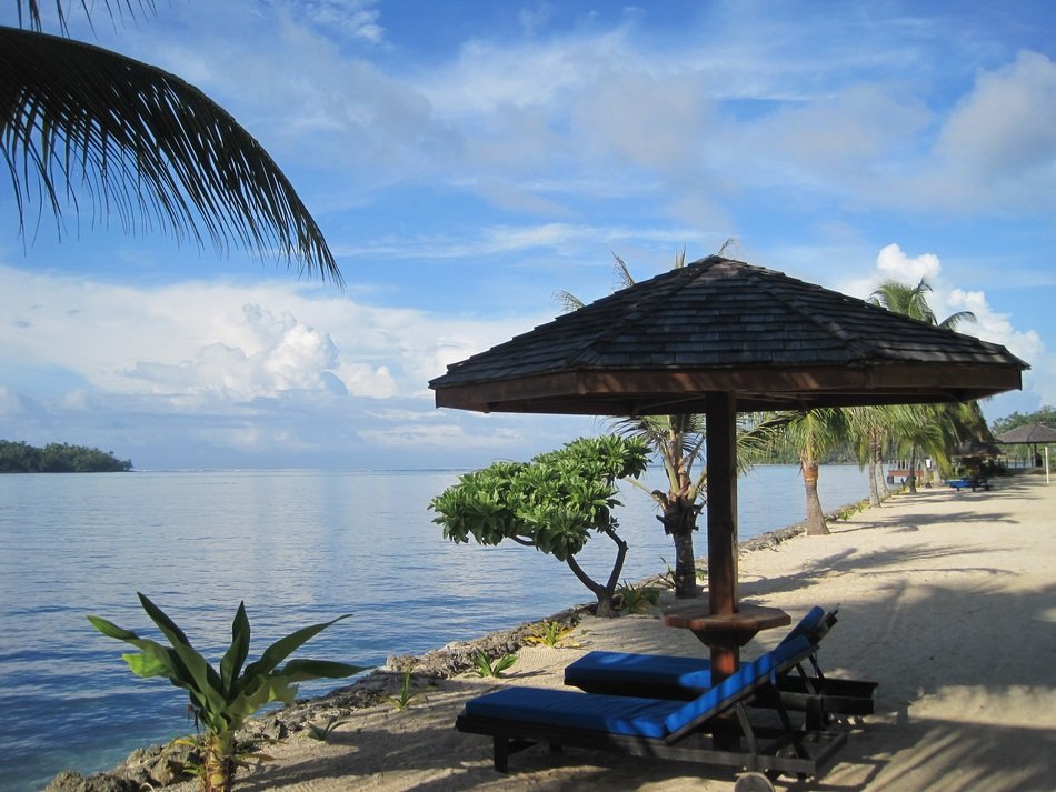 place to relax on the tropical coast