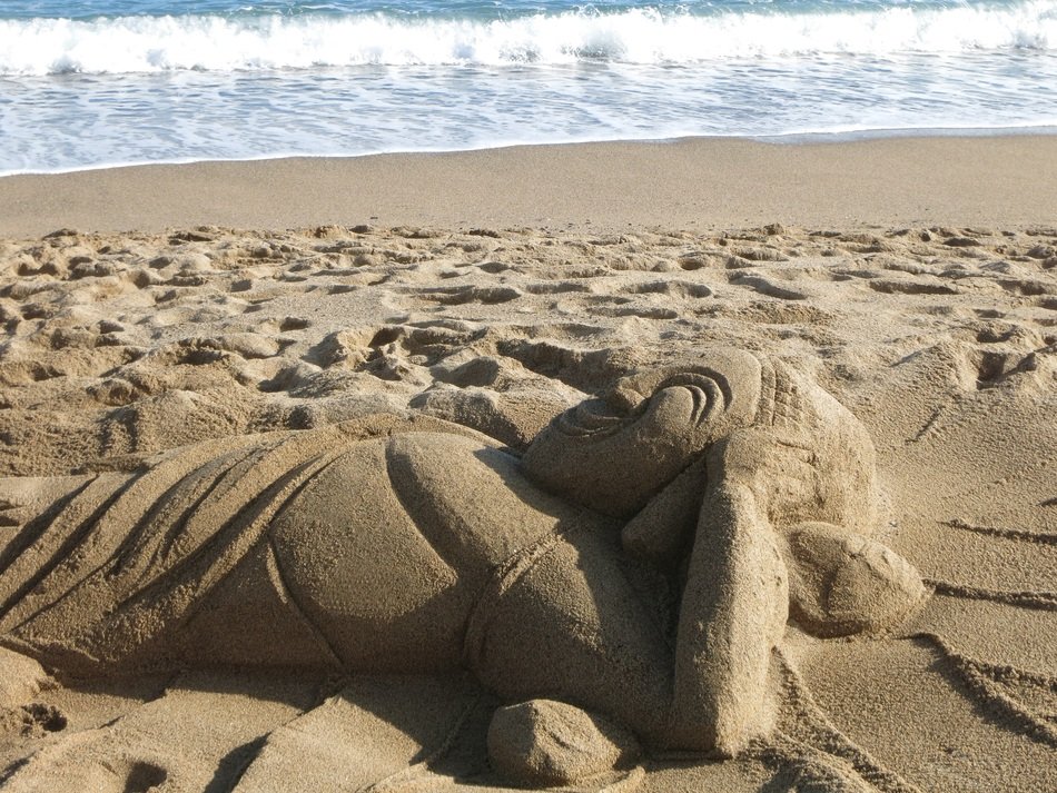 sand art Sculpture