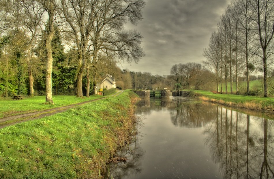 Landscape of Nantes To Brest Canal