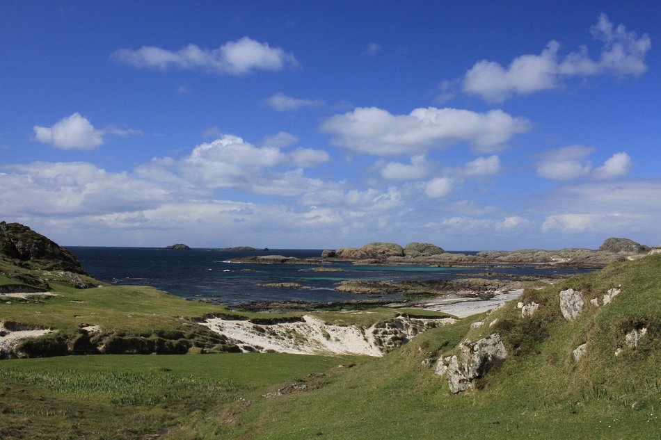 Iona Bay on the landscape with water