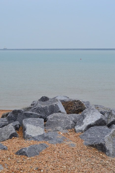 stones on the coast in uk