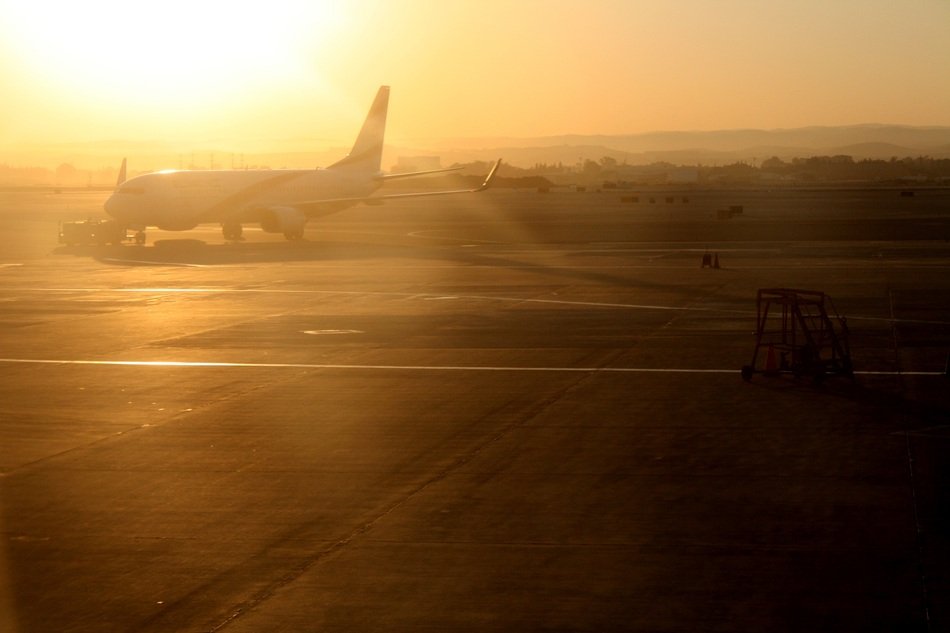 romantic plane trip