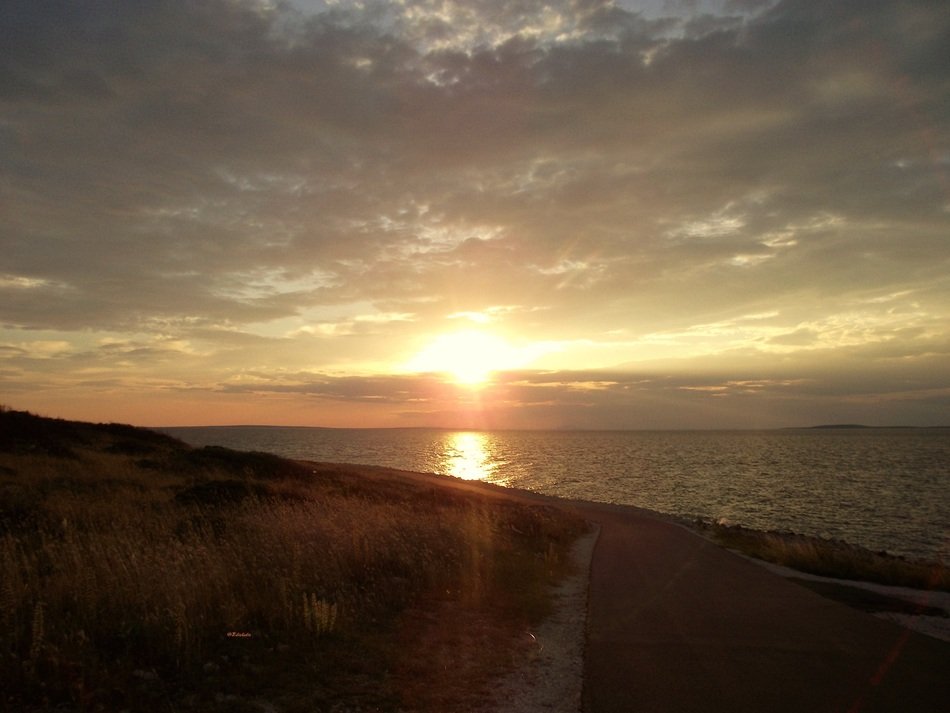 Mood of sunset in the clouds