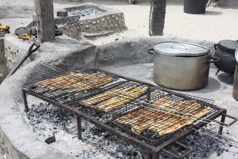 South Africa barbecue at the beach