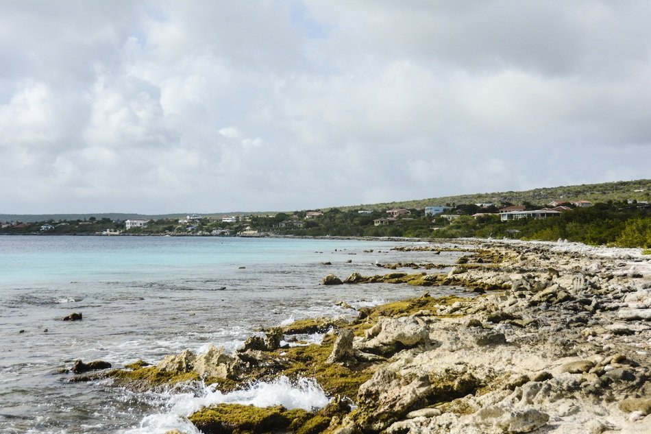 Beautiful scenic landscape of the coast