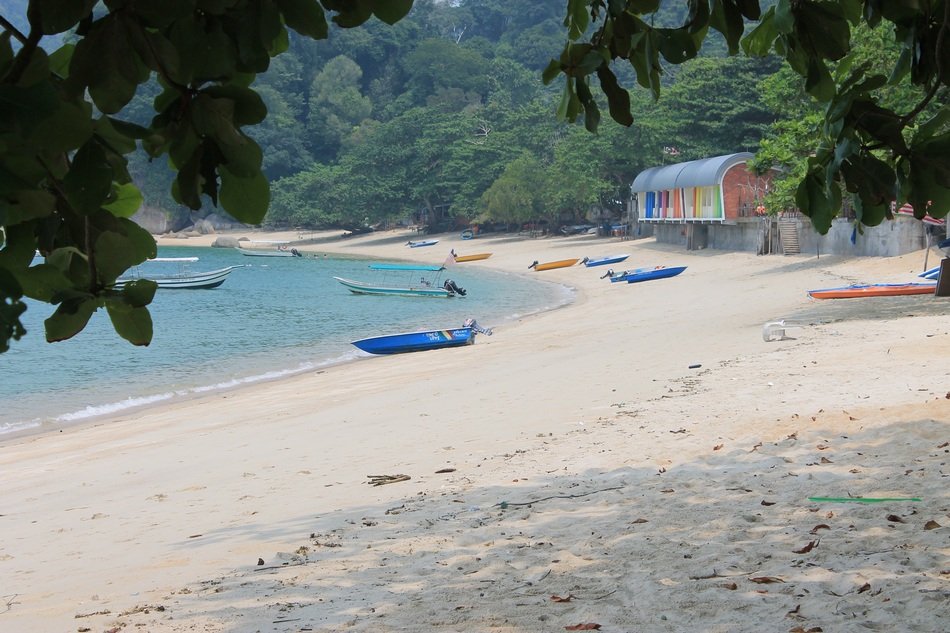 Landscape with the beach in Thailand