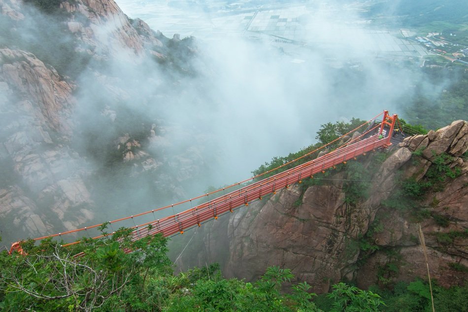 bridge among mountains