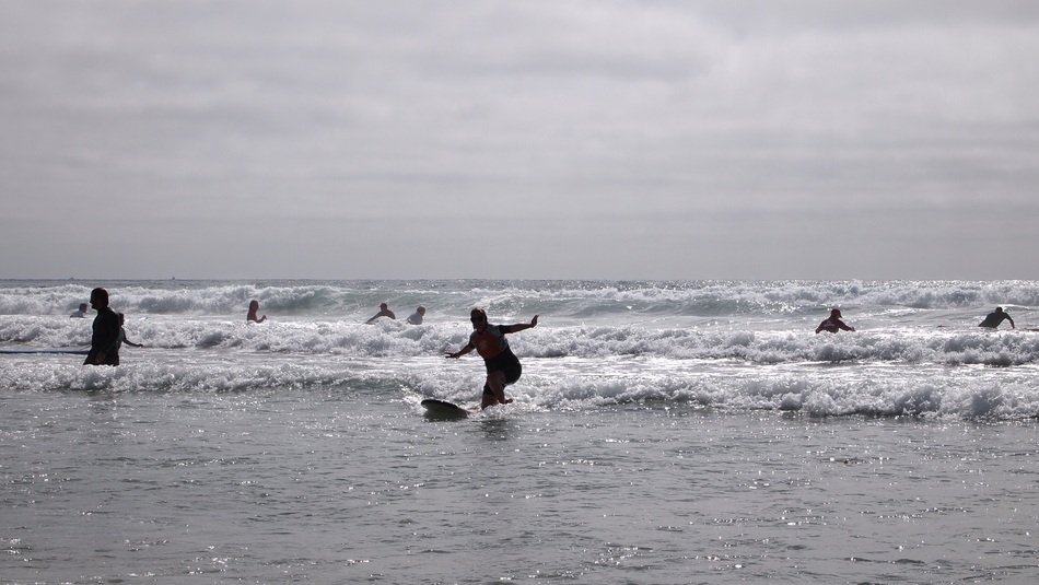 surfing like a beach vacation