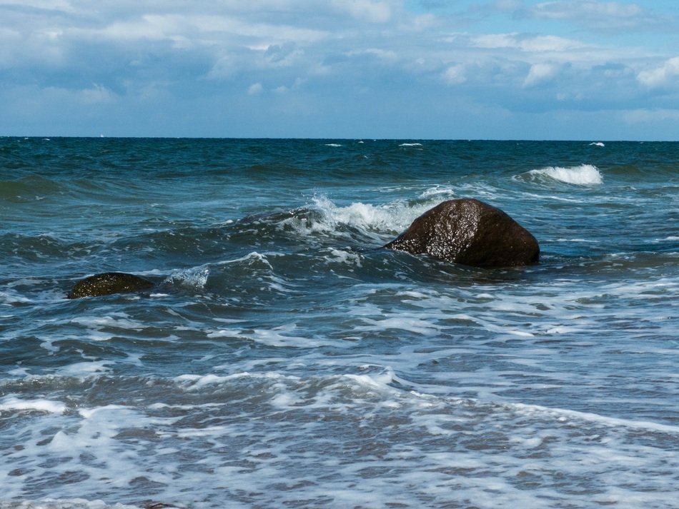 stones on the Baltic coast