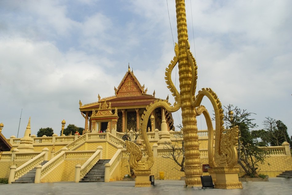 architecture in the cultural village of Dongmo