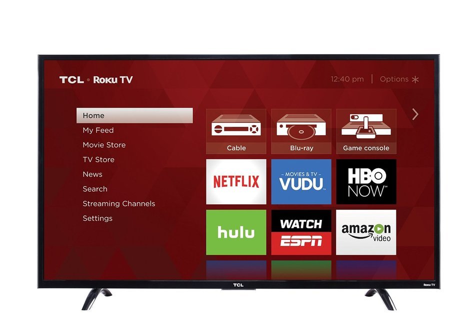 TCL 43FP110 43-Inch 1080p Roku Smart LED TV (2016 Model)
