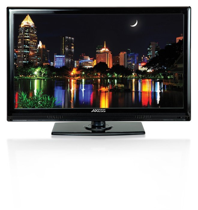 Axess 24-Inch 1080p Digital LED Full HDTV, Includes AC/DC TV, DVD Player, HDMI/SD/USB Inputs, TVD1801-24 N6