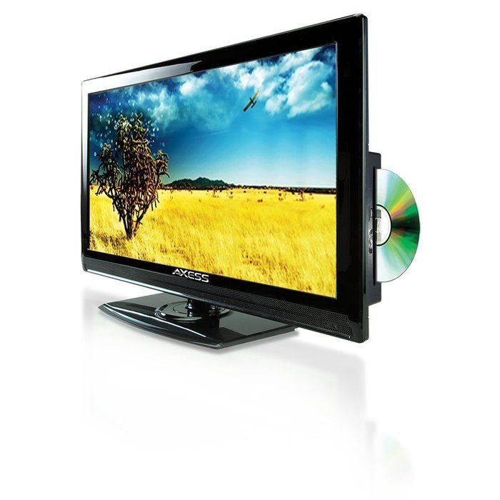 Axess 24-Inch 1080p Digital LED Full HDTV, Includes AC/DC TV, DVD Player, HDMI/SD/USB Inputs, TVD1801-24 N20