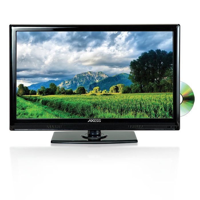 Axess 24-Inch 1080p Digital LED Full HDTV, Includes AC/DC TV, DVD Player, HDMI/SD/USB Inputs, TVD1801-24 N35