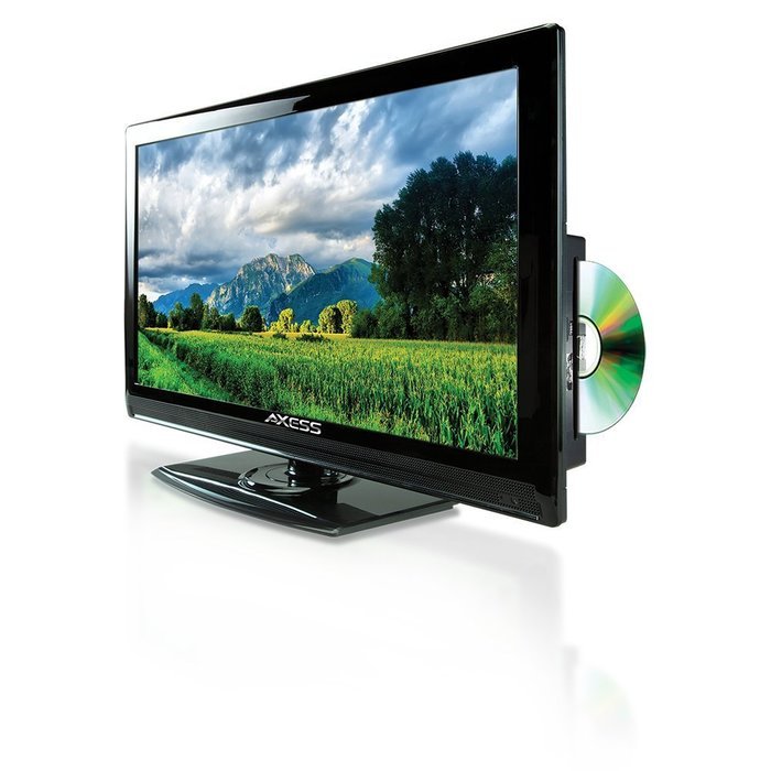 Axess 24-Inch 1080p Digital LED Full HDTV, Includes AC/DC TV, DVD Player, HDMI/SD/USB Inputs, TVD1801-24 N36