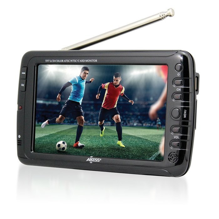 Axess 24-Inch 1080p Digital LED Full HDTV, Includes AC/DC TV, DVD Player, HDMI/SD/USB Inputs, TVD1801-24 N40