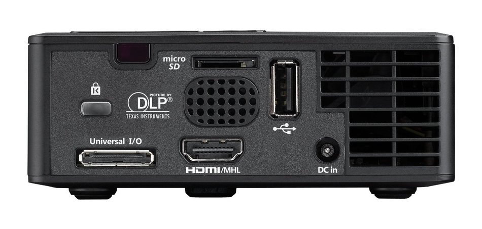 Optoma ML750ST Ultra-Compact 700 Lumen WXGA Short Throw LED Projector with MHL Enabled HDMI Port N13