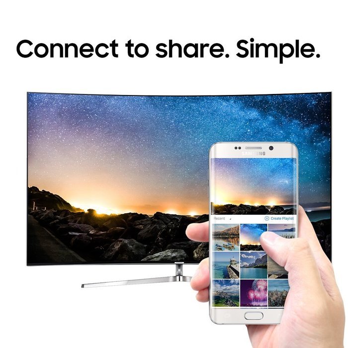 Samsung UN55KS9500 Curved 55-Inch 4K Ultra HD Smart LED TV (2016 Model) N4