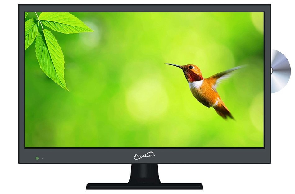 SuperSonic 1080p LED Widescreen HDTV with HDMI Input and AC/DC Compatible for RVs, 15.6-Inch N8