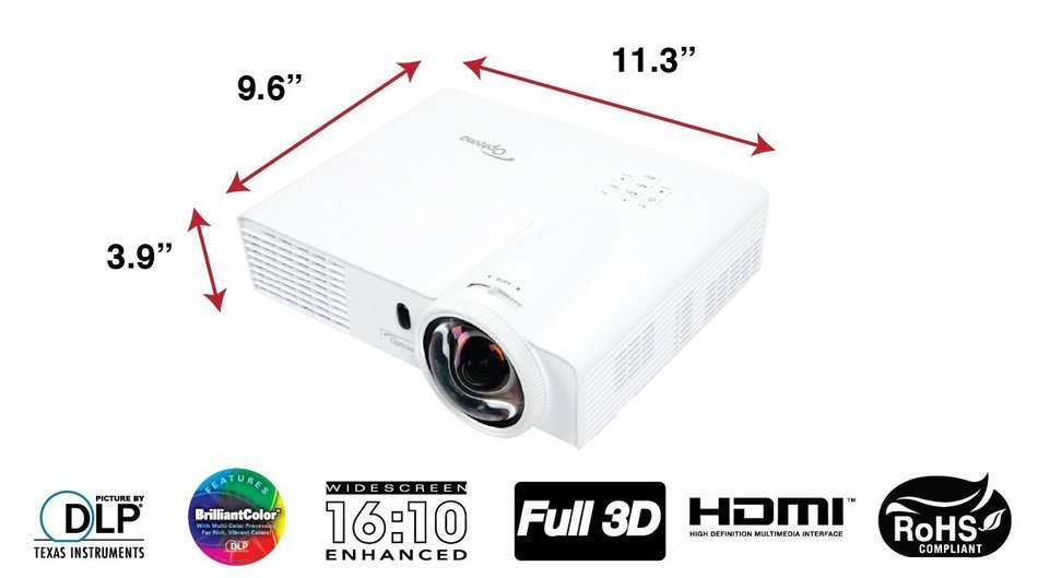 Optoma GT760A 720p 3D DLP Gaming Projector N16
