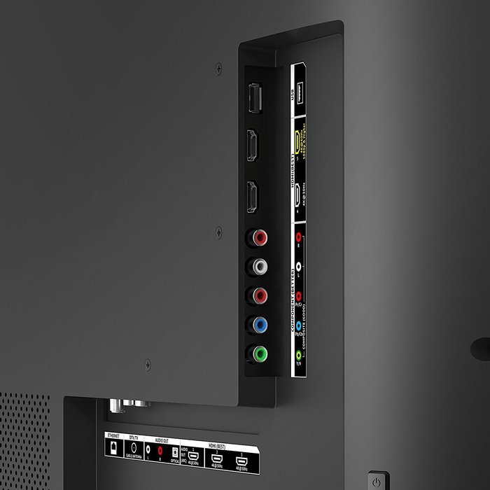 slots and sockets of slots of VIZIO M43-C1 4K Ultra HD TV