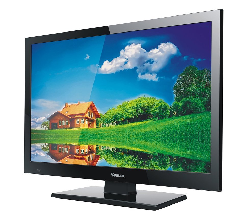 SPELER 16" Diagonal LED HD TV 120-240V, 50/60Hz Output: DC12V, 2A