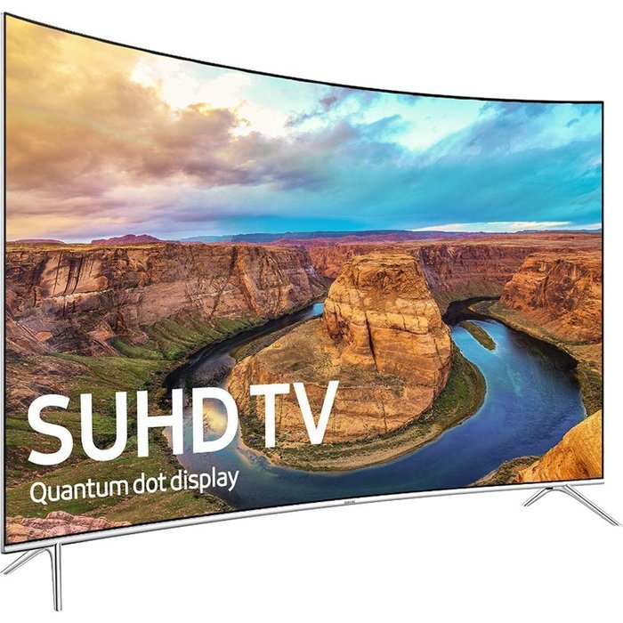 Samsung Curved 65-Inch Smart 4K SUHD HDR 1000 LED TV - KS8500 8-Series (UN65KS8500FXZA) with Samsung 3D Wi-Fi... N4