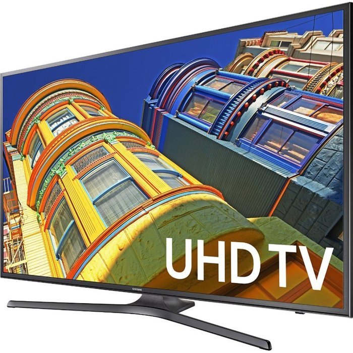 Samsung UN55KU6300 - 55-Inch Smart 4K UHD HDR LED TV w/ Slim Wall Mount Bundle includes TV, Slim Flat Wall Mount... N4