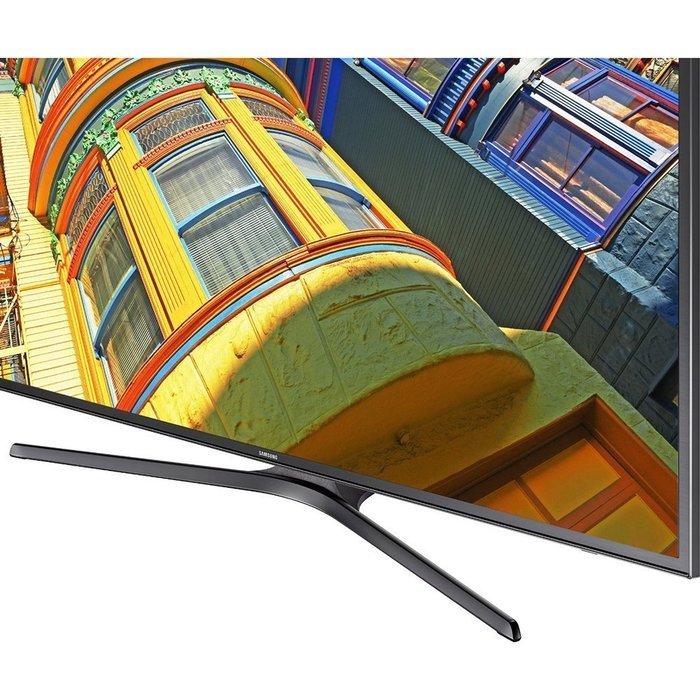 Samsung UN55KU6300 - 55-Inch Smart 4K UHD HDR LED TV w/ Slim Wall Mount Bundle includes TV, Slim Flat Wall Mount... N5
