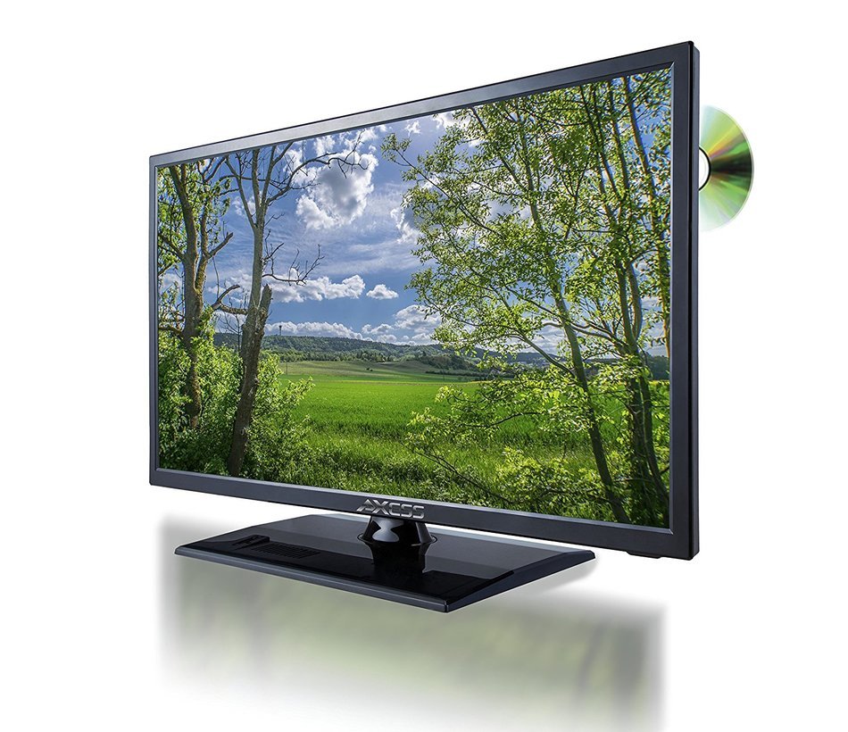 Axess TVD1803-22, 22-Inch 1080p Digital LED Full HDTV, Includes AC/DC TV, DVD Player, HDMI/SD/USB Inputs N2